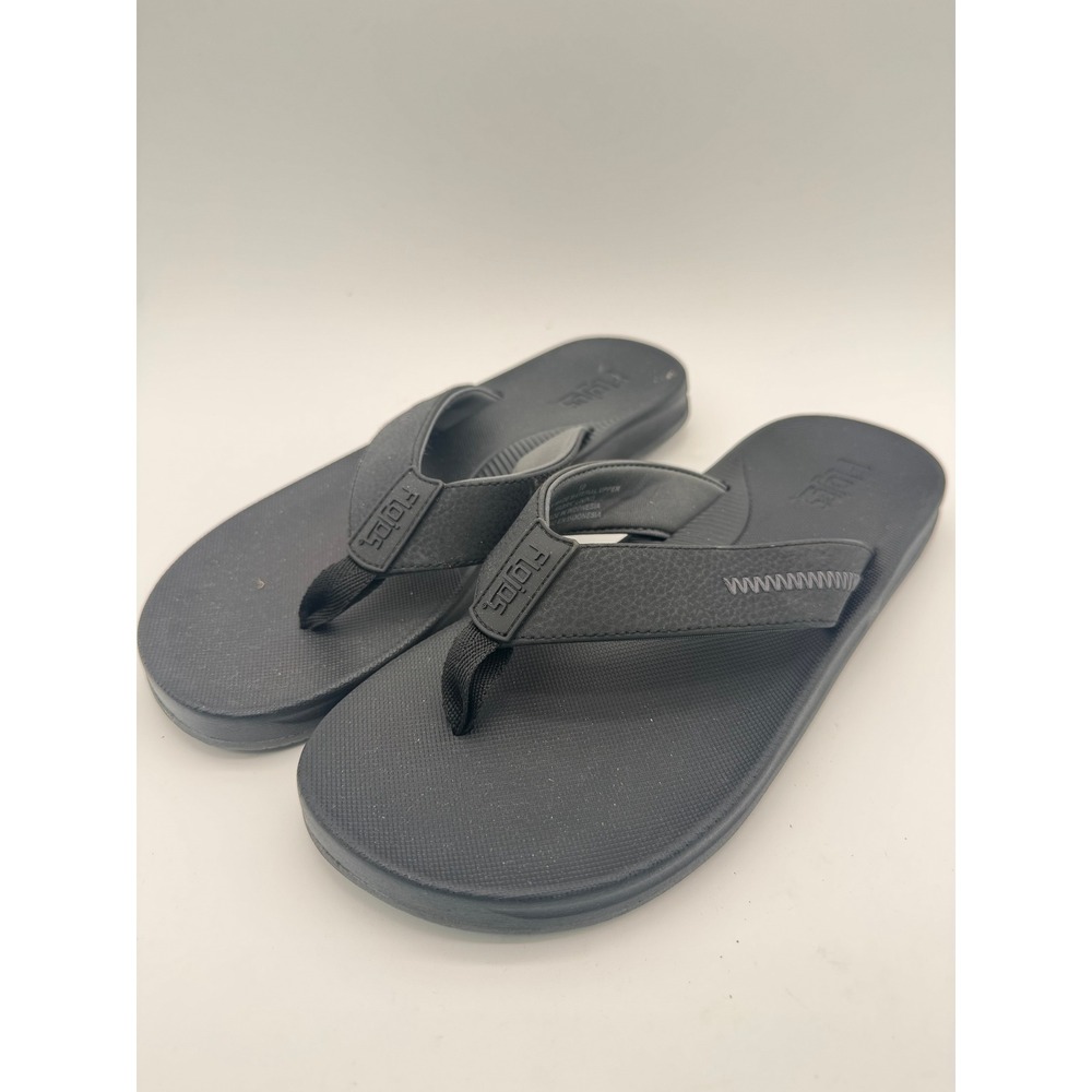 Flojos Flip Flops Black Men's Size 10 Comfort Sandals Casual Thong